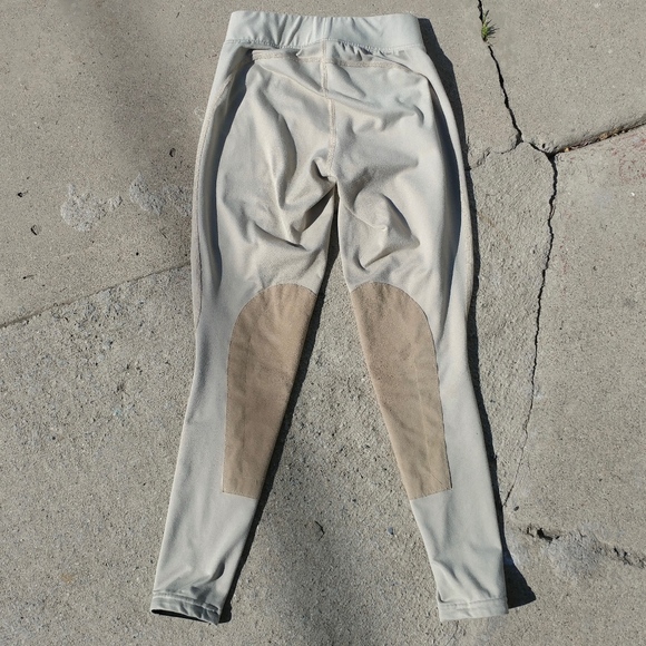 KERRITS Faux Suede Horse Riding Leggings Breeches - Picture 3 of 5